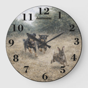 Jagdterrier  large clock