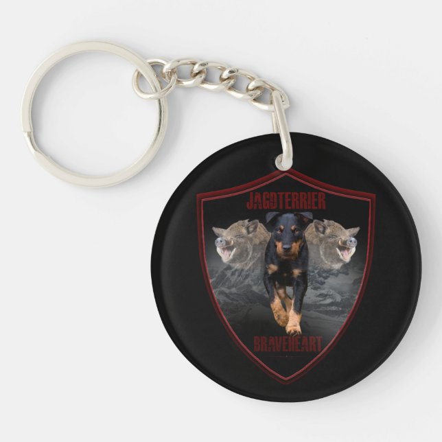 Jagdterrier Tapestry Poster Acrylic Print Keychain (Front)