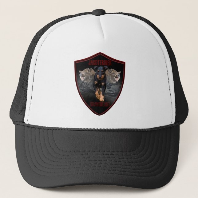 Jagdterrier Tapestry Poster Acrylic Print Keychain Trucker Hat (Front)