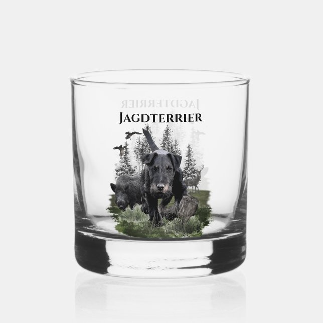 Jagdterrier Whiskey Glass (Front)