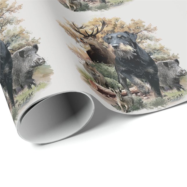 Jagdterrier  wrapping paper (Roll Corner)