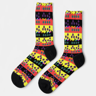 Jagged Geo Sustainable Premium Crew Socks