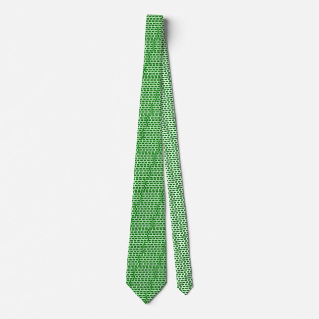 Jagged Green Tie (Front)