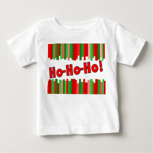 Jagged Lines – Red and Green   Baby T-Shirt