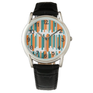 Jagged Lines – Teal and Orange  Watch