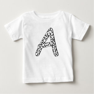 Jagged Pattern A Baby T-Shirt