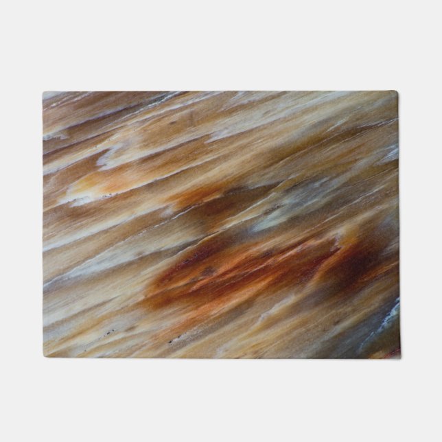 Jagged Petrified Wood Doormat (Front)