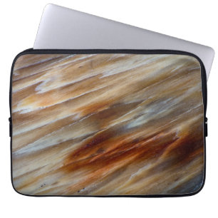 Jagged Petrified Wood Laptop Sleeve