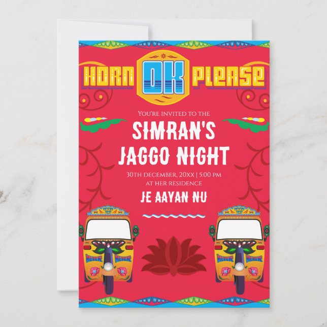 Jaggo invitations & Digital Jago invites (Front)