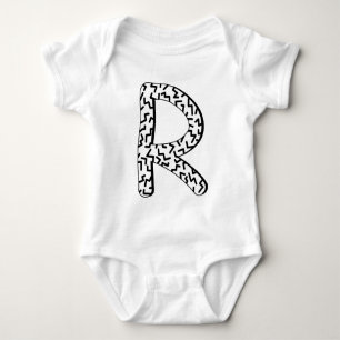 Jaggy R Baby Bodysuit