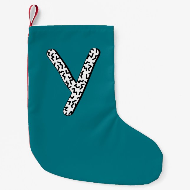 Jaggy Y Small Christmas Stocking (Front)
