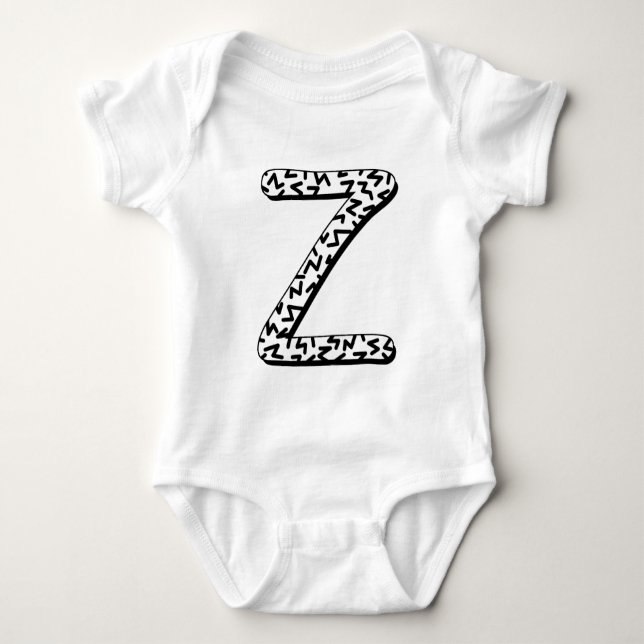 Jaggy Z Baby Bodysuit (Front)