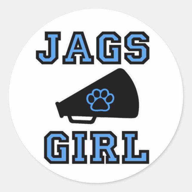 Jags Girl Stickers (Front)
