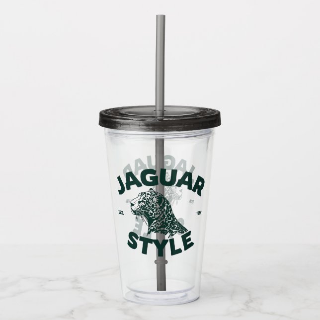 Jaguar Acrylic Tumbler (Front)