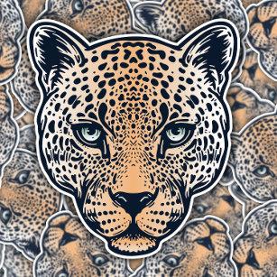 Jaguar Amazon Jungle Animal   Die-Cut Sticker