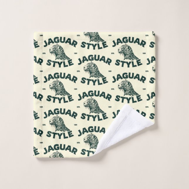 Jaguar Bath Towel Set (Wash Cloth)