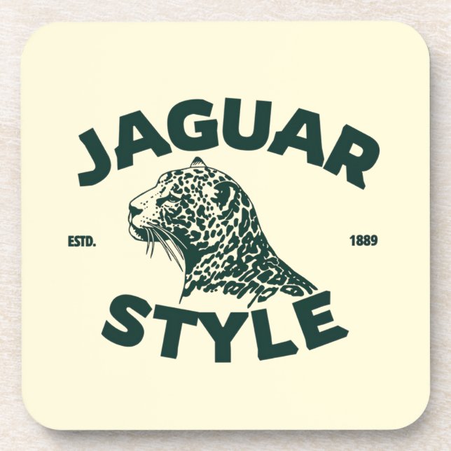 Jaguar Beverage Coaster (Front)