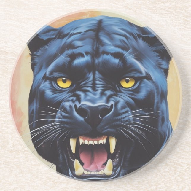 Jaguar - Black Panther  Coaster (Front)