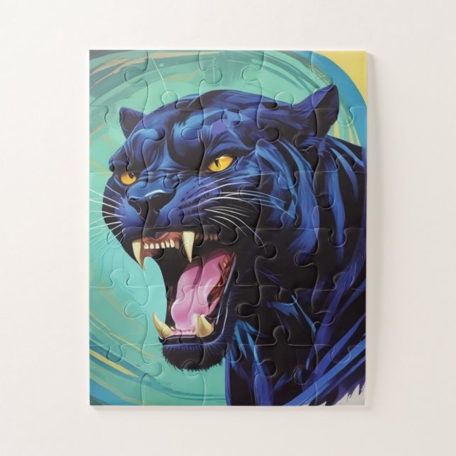 Jaguar - Black Panther  Jigsaw Puzzle (Vertical)