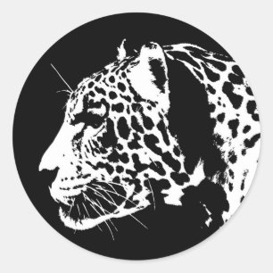Jaguar Classic Round Sticker
