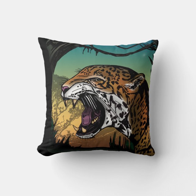 Jaguar  cushion (Front)