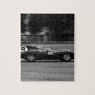 Jaguar D Type at Flywheel Festival Jigsaw Puzzle