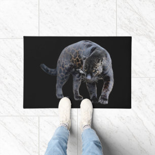 Jaguar Diablo black large doormat