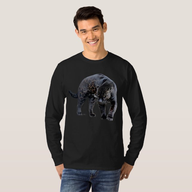 Jaguar Diablo black long sleeve shirt (Front Full)