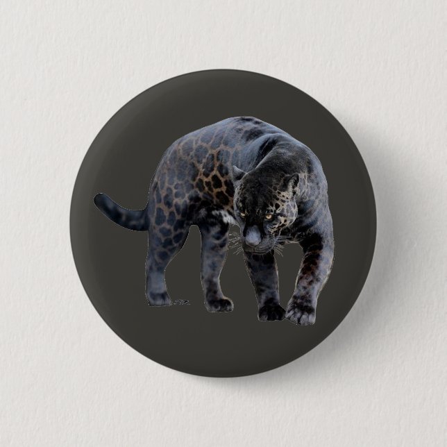 Jaguar Diablo grey button (Front)