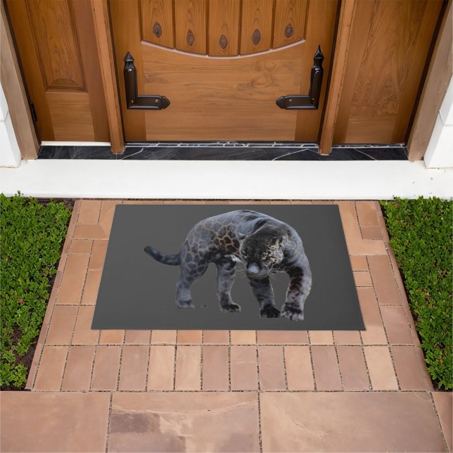Jaguar Diablo grey doormat (Outdoor)