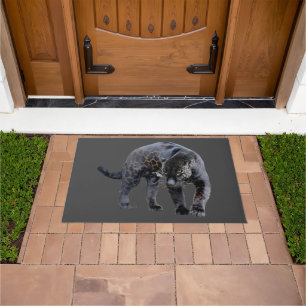 Jaguar Diablo grey large doormat