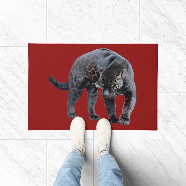 Jaguar Diablo red doormat (Indoor)