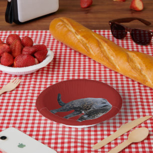 Jaguar Diablo red paper bowls Paper Plate
