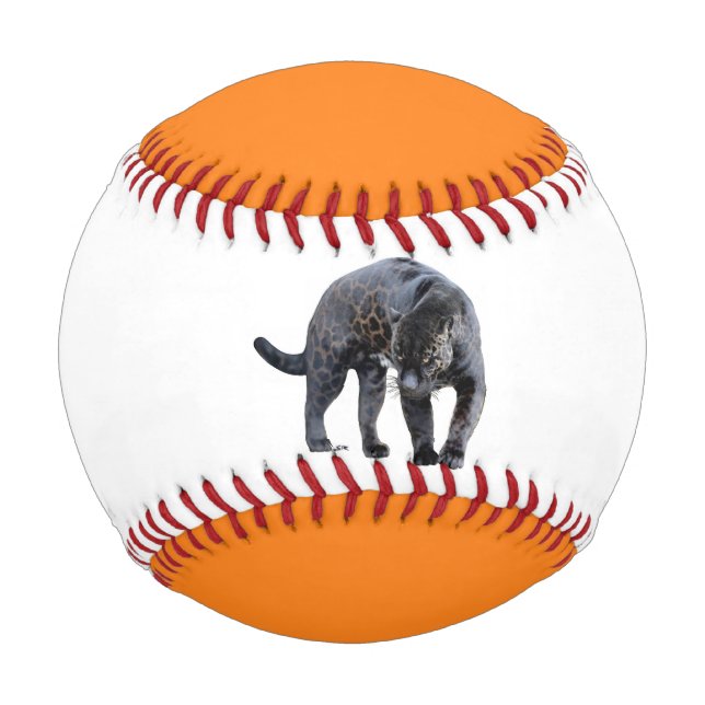Jaguar Diablo white and orange baseball (Front)