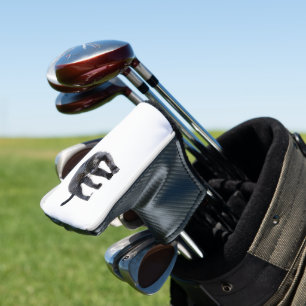 Jaguar Diablo white golf club putter cover