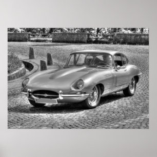 Jaguar E-Type Poster