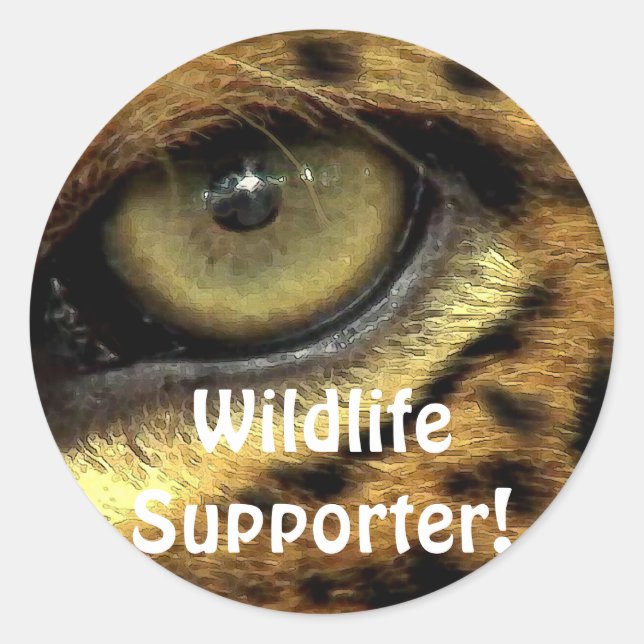 Jaguar Endangered Species Stickers (Front)