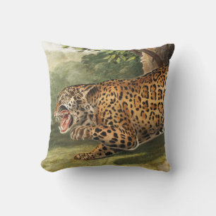 Jaguar (Felis onca) Illustration Cushion