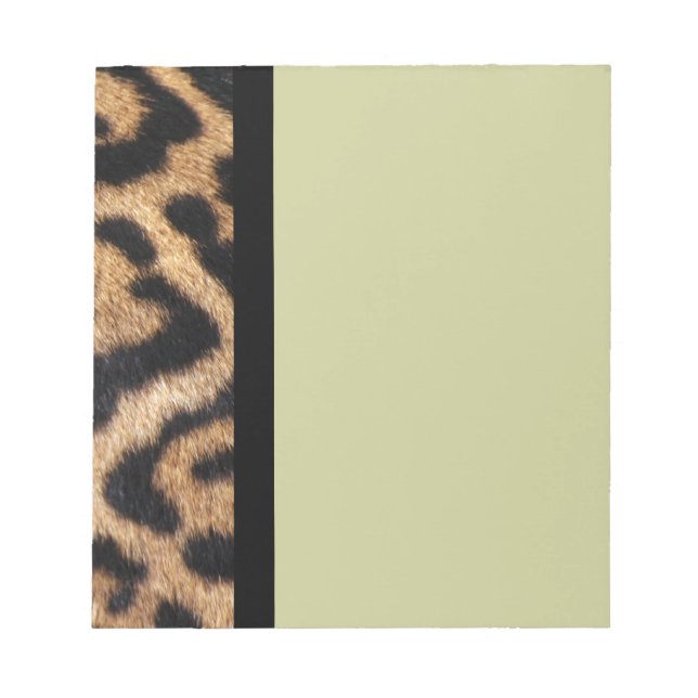 Jaguar Fur Photo Print Notepad (Front)