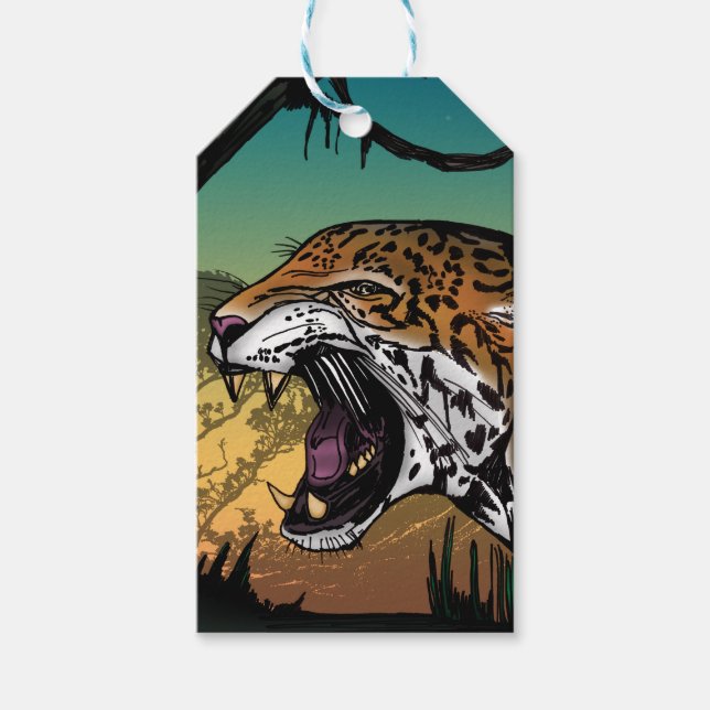 Jaguar Gift Tags (Front)