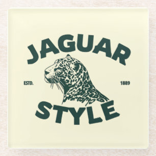 Jaguar Glass Coaster