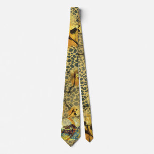 Jaguar god of peace Neck Tie