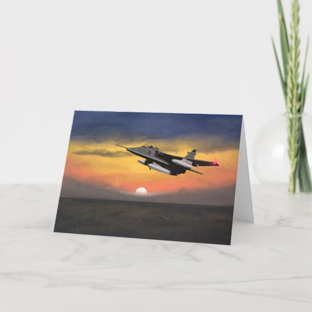 Jaguar Greetings Card (Front)