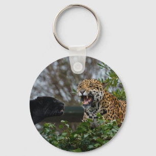 Jaguar Growl Key Ring
