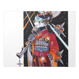 Jaguar Kimono Space Marine Large Unlined Notebook! Notepad