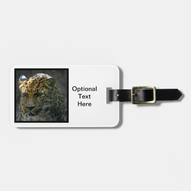 Jaguar Luggage Tag (Front Horizontal)