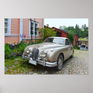 Jaguar Mark 2 in Porvoo, Finland Poster