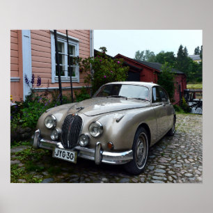 Jaguar Mark 2 in Porvoo, Finland Poster