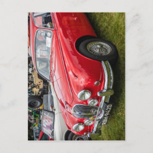 Jaguar Mark 2 luxury sports saloon car Postcard
