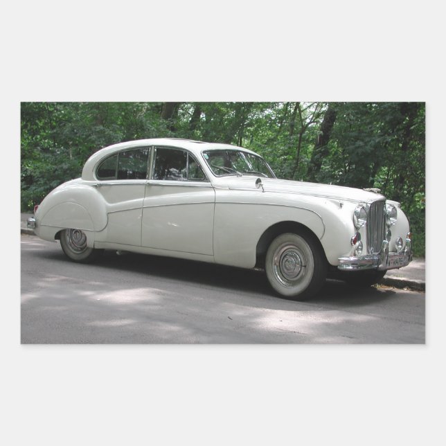Jaguar Mark IX Rectangular Sticker (Front)
